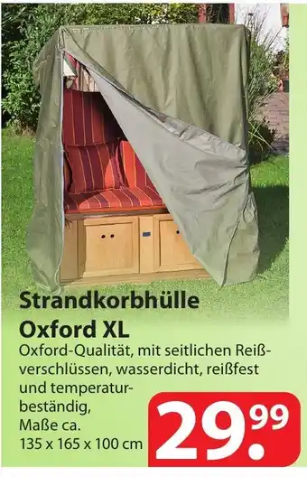 Famila Nord Ost Strandkorbhülle Oxford XL Angebot