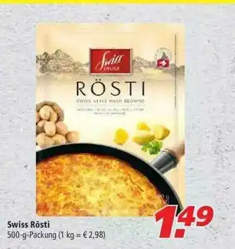 Marktkauf Swiss Rösti Angebot