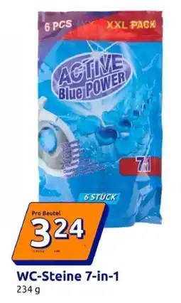 Action ACTIVE Blue POWER WC-Steine 7-in-1 Angebot