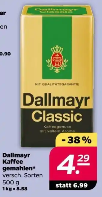 NETTO Dallmayr Kaffee gemahlen 500g Angebot