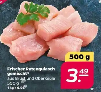 NETTO Frischer Putengulasch gemischt 500g Angebot