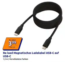 Action Re-load Magnetisches Ladekabel USB-C auf USB-C Angebot
