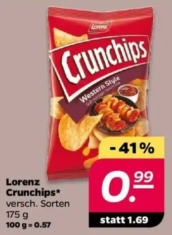 NETTO Lorenz Crunchips 175g Angebot