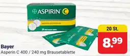 2Brüder Bayer Aspirin C 400 / 240 mg Brausetablette Angebot