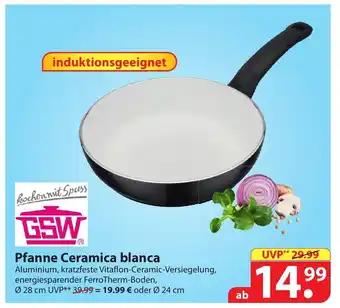 Famila Nord Ost GSW Pfanne Ceramica blanca Angebot