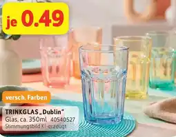 SCONTO TRINKGLAS Dublin Angebot