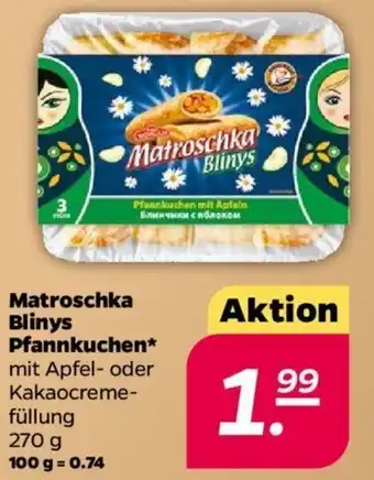 NETTO Matroschka Blinys Pfannkuchen 270g Angebot