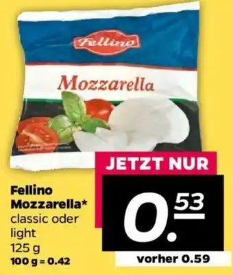 NETTO Fellino Mozzarella 125g Angebot