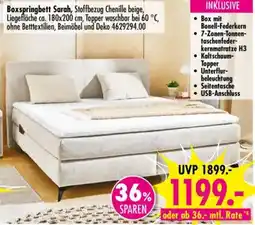 Möbel Boss Boxspringbett Sarah Angebot