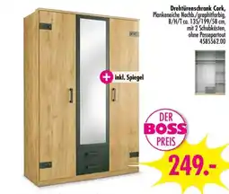 Möbel Boss Drehtürenschrank Cork Angebot