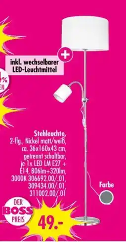 Möbel Boss Stehleuchte Angebot