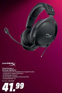 MediaMarkt HyperX Cloud Stinger 2 Gaming-Kopfhörer Angebot