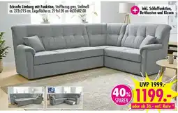 Möbel Boss Ecksofa Limburg mit Funktion Angebot
