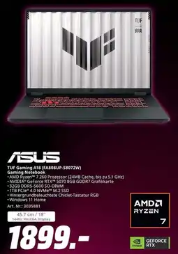 MediaMarkt ASUS TUF Gaming A18 Angebot