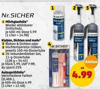 PENNY Nr. Sicher Milchglasfolie oder Kleben, Dichten und mehr Angebot