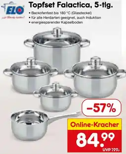 Netto Marken-Discount Topfset Falactica, 5-tlg. Angebot