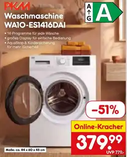 Netto Marken-Discount PKM Waschmaschine WA10-ES1416DAI Angebot