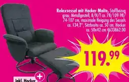 Möbel Boss Relaxsessel mit Hocker Malte Angebot