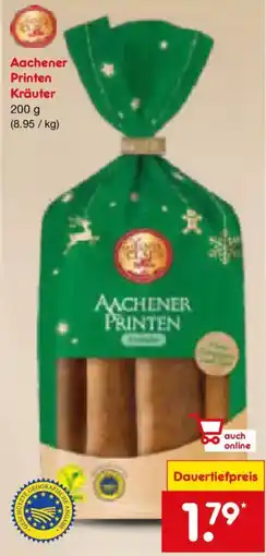 Netto Marken-Discount Aachener Printen Kräuter Angebot