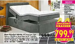 Möbel Boss Motor-Polsterbett Gabriola Angebot