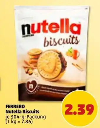 PENNY Ferrero Nutella Biscuits 304g Angebot