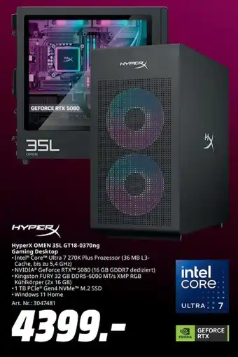 HyperX OMEN 35L GT18-0370ng Gaming Desktop
