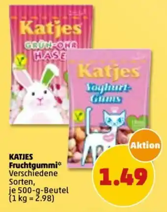 PENNY Katjes Fruchtgummi 500g Beutel Angebot