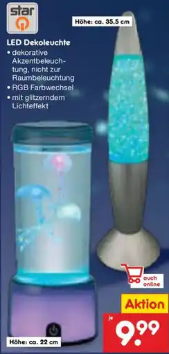 Netto Marken-Discount star LED Dekoleuchte Angebot