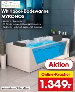 Netto Marken-Discount Whirlpool-Badewanne MYKONOS Angebot