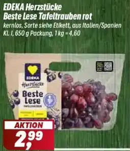 Simmel EDEKA Herzstücke Beste Lese Tafeltrauben rot Angebot