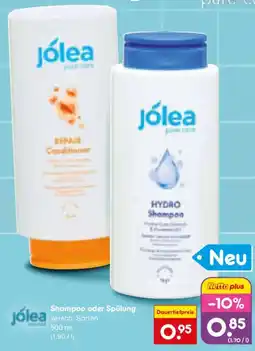 Netto Marken-Discount jólea Shampoo oder Spülung Angebot