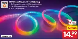 Netto Marken-Discount star LED Lichtschlauch mit Textilüberzug Angebot