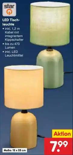 Netto Marken-Discount star LED Tischleuchte Angebot