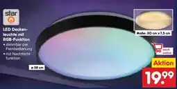 Netto Marken-Discount star LED Deckenleuchte mit RGB-Funktion Angebot