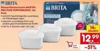Netto Marken-Discount Wasserfilterkartusche MAXTRA PRO PURE PERFORMANCE Angebot