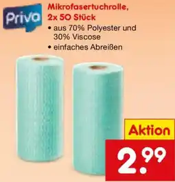 Netto Marken-Discount Priva Mikrofasertuchrolle Angebot