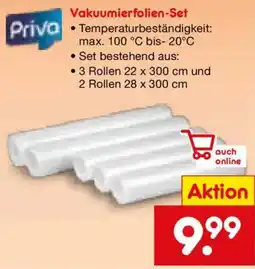 Netto Marken-Discount Priva Vakuumierfolien-Set Angebot