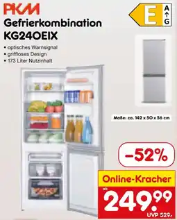 Netto Marken-Discount PKM Gefrierkombination KG24OEIX Angebot