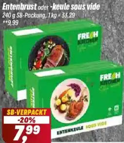 Simmel FRESH KITCHEN Entenbrust oder -keule sous vide Angebot