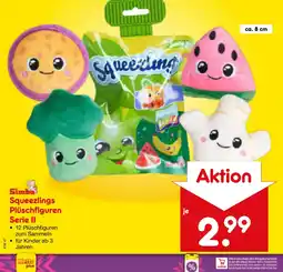 Netto Marken-Discount Simba Squeezlings Plüschfiguren Serie II Angebot