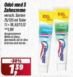 Simmel Odol-med 3 Zahncreme Angebot