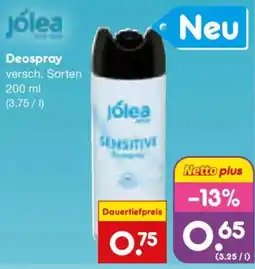 Netto Marken-Discount jólea Deospray Angebot