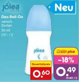 Netto Marken-Discount Deo Roll-On jolea Angebot