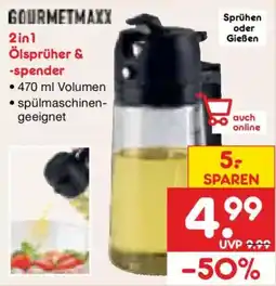 Netto Marken-Discount GOURMETMAXX Ölsprüher & -spender Angebot