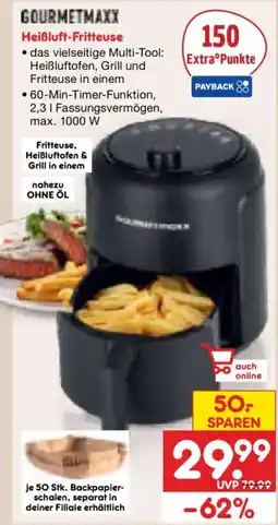 Netto Marken-Discount GOURMETMAXX Heißluft-Fritteuse Angebot