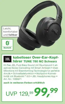 EP JBL kabelloser Over-Ear-Kopfhörer TUNE 780 NC Schwarz Angebot