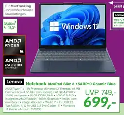 EP Lenovo Notebook IdeaPad Slim 3 15ARP10 Cosmic Blue Angebot