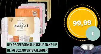 Nyx professional makeup bling box adventskalender