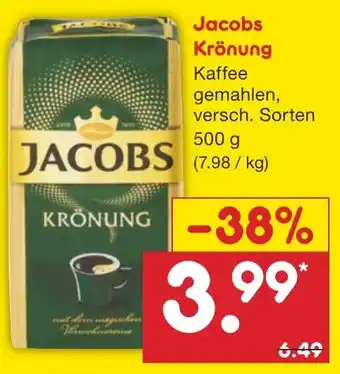 Netto Marken-Discount Jacobs Krönung 500g Angebot