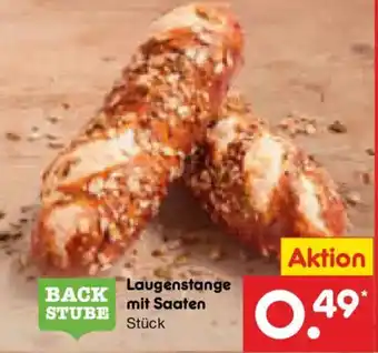 Netto Marken-Discount BACKSTUBE Laugenstange mit Saaten Angebot